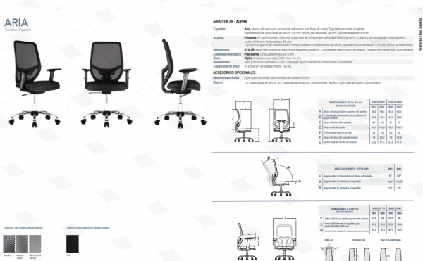 OfiAria Silla Gerencial - Imagen 9